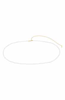 18K Gold & Freshwater Pearl Waist Chain