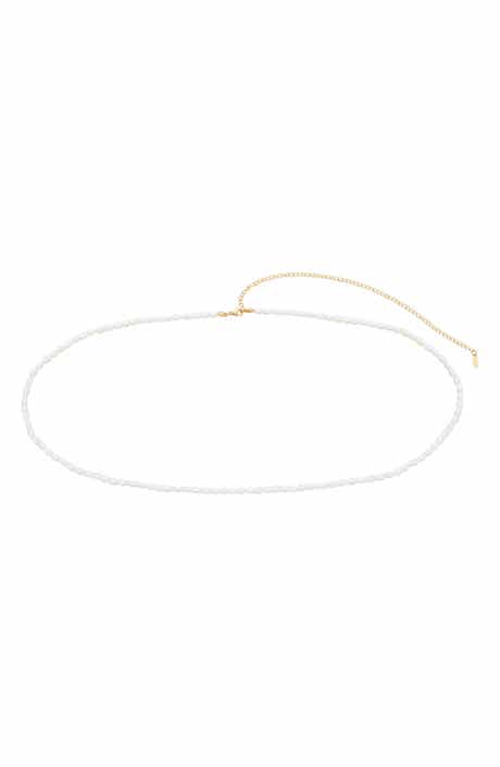 st. Moran 18K Gold & Freshwater Pearl Waist Chain