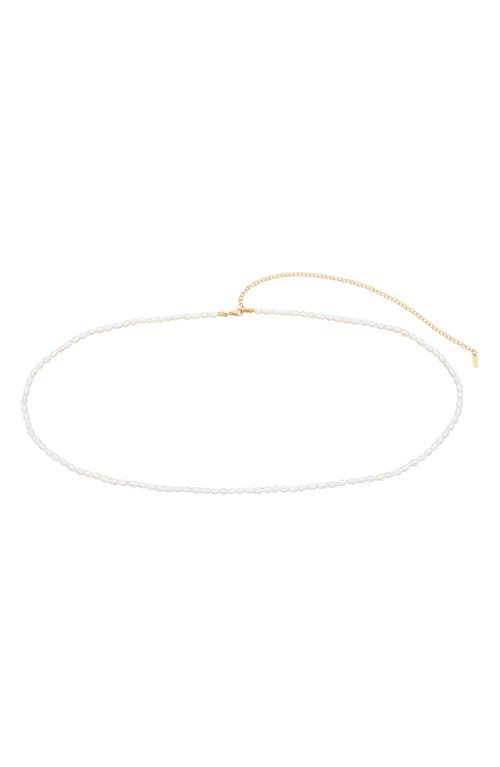 St. Moran 18k Gold & Freshwater Pearl Waist Chain