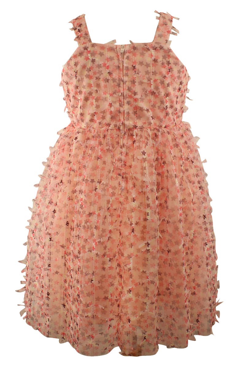 Popatu Kids' Star Mesh Tulle Dress, Alternate, color, Red