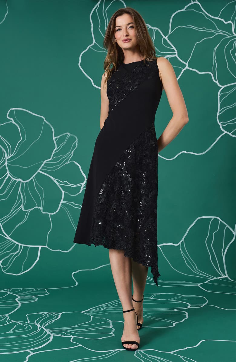 Maggy London Lace Inset Cocktail Dress | Nordstromrack