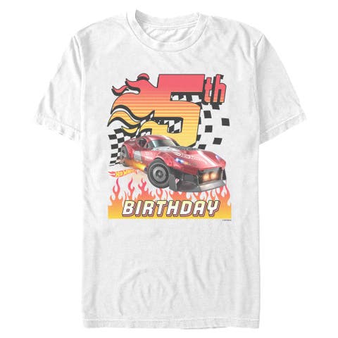 Men's Hot Wheels GT Scorcher 5th Birthday  Graphic T-Shirt