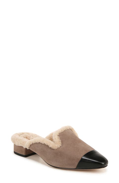 Cecile Genuine Shearling Mule (Women)