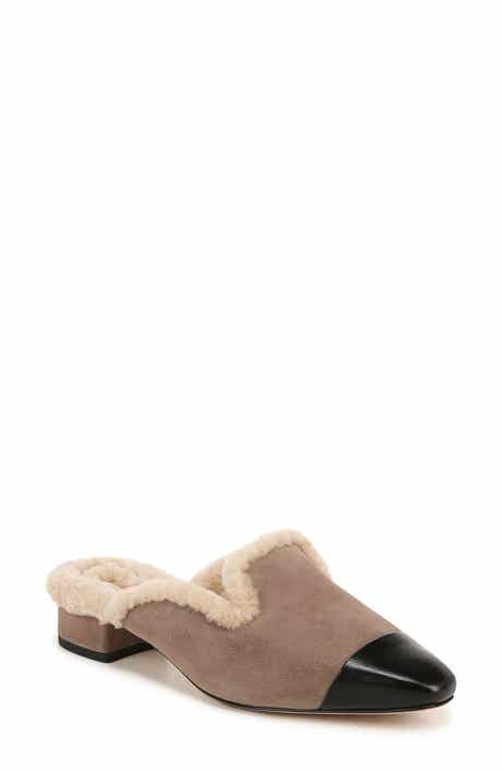Veronica Beard Cecile Genuine Shearling Mule