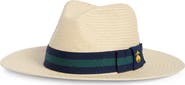 Brooks Brothers Stripe Grosgrain Band Fedora
