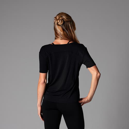 Tavi Everyday V-neck Tee In Black