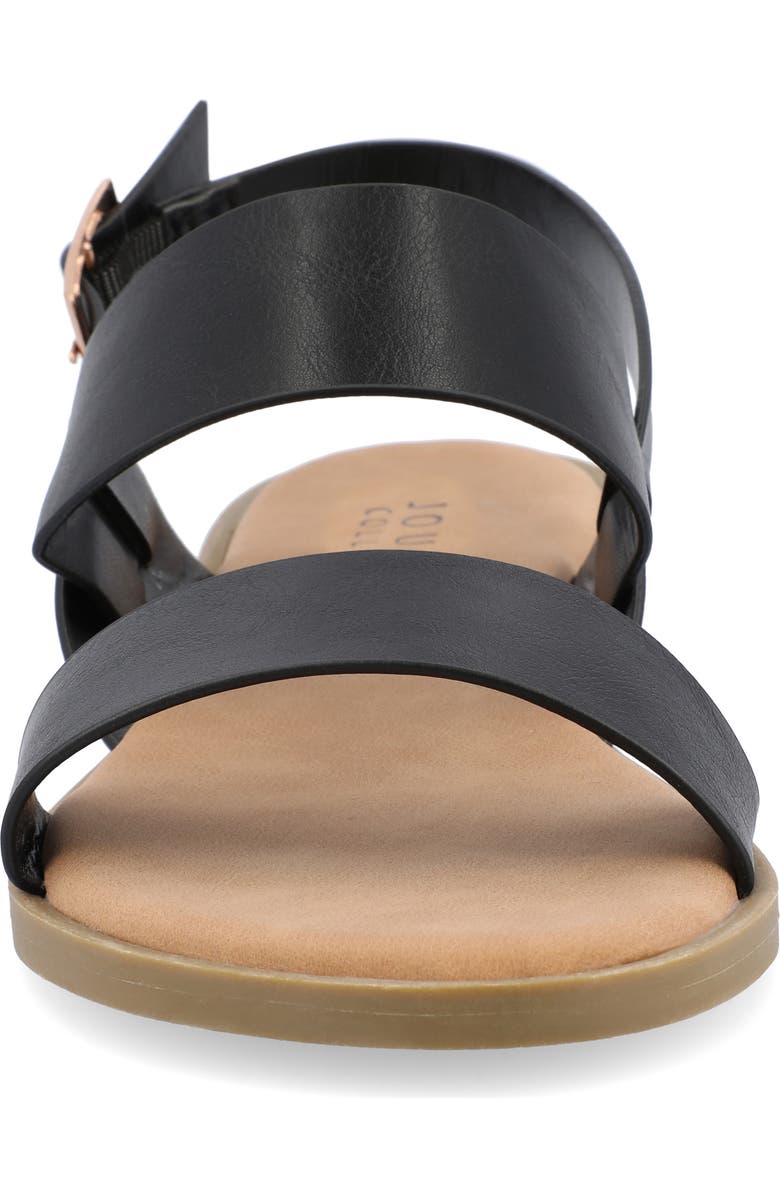 Journee Collection Lavine Sandal - Wide Width, Alternate, color, Black