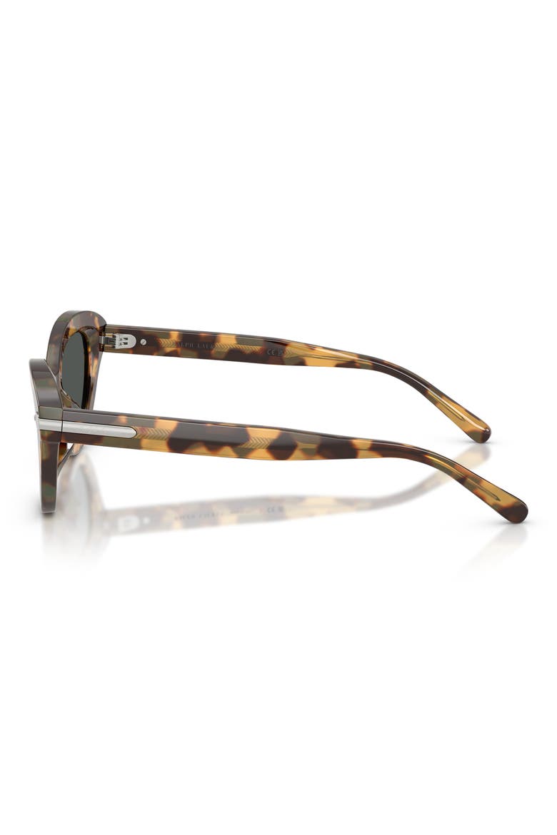 RL8236U 54mm Cat Eye Sunglasses, Alternate, color, SPOTTY HAVANA / GREY