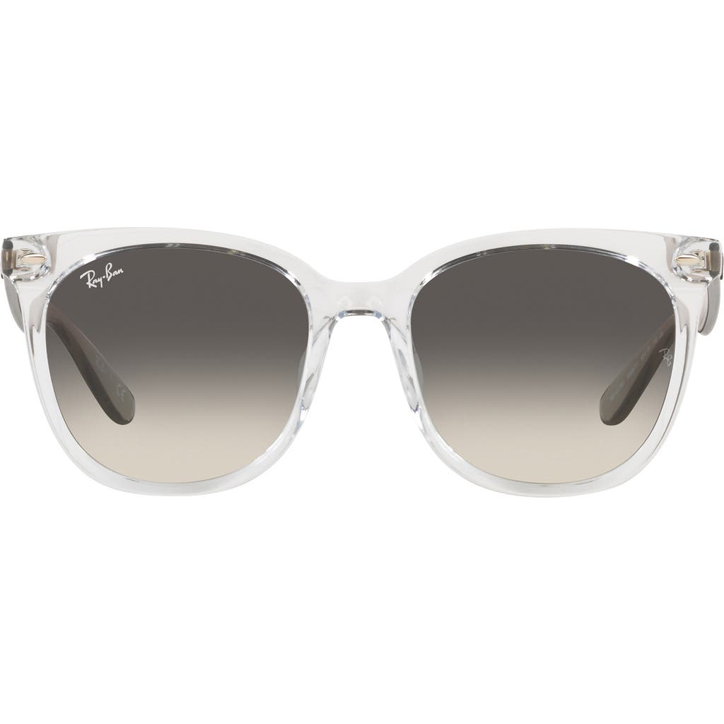 Ray Ban Ray-ban 55mm Gradient Square Sunglasses In Brown