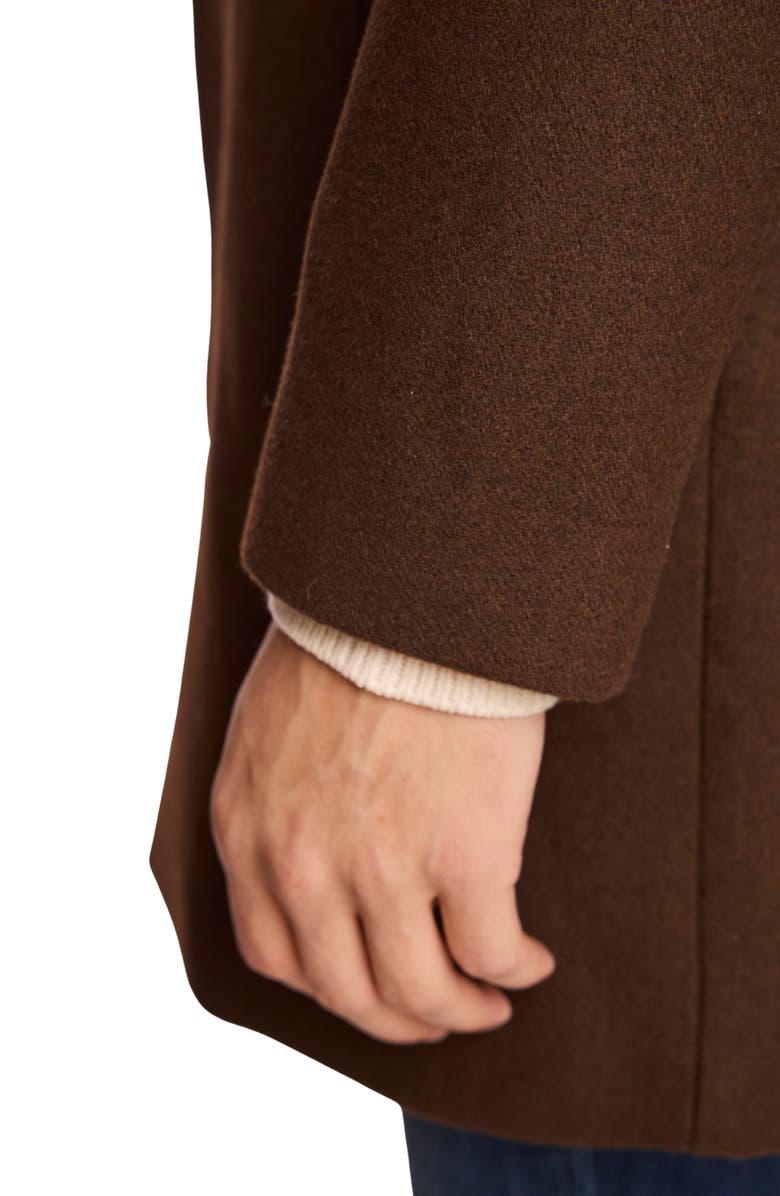 PAISLEY & GRAY Wool Blend Topper Coat, Alternate, color, Chocolate Brown