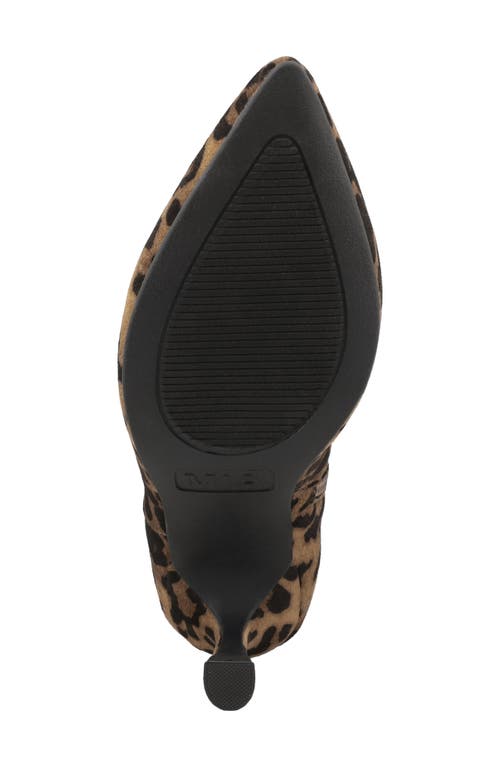 Mia Ediva Pointed Toe Bootie In Animal Print