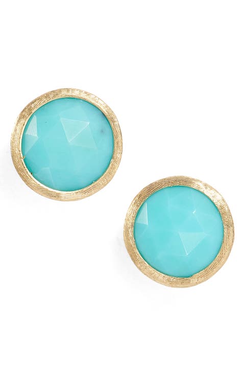 Jaipur Semiprecious Stone Stud Earrings