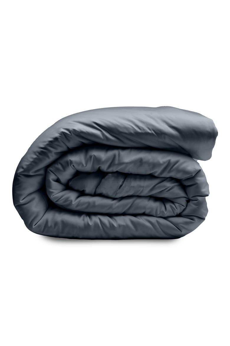 Luxe Sateen Duvet Cover, Main, color, INDIGO