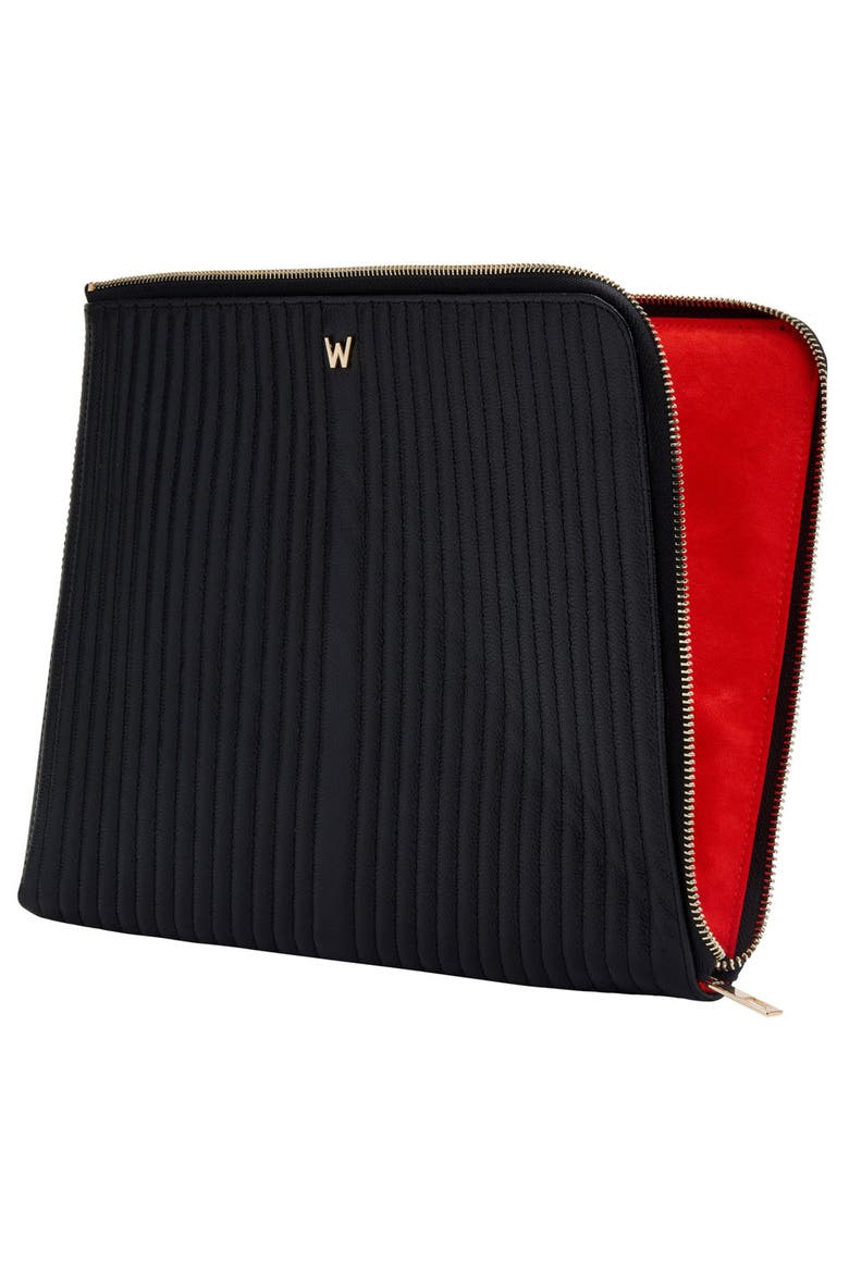 Mimi Laptop Sleeve 13" with Handle, Alternate, color, Black