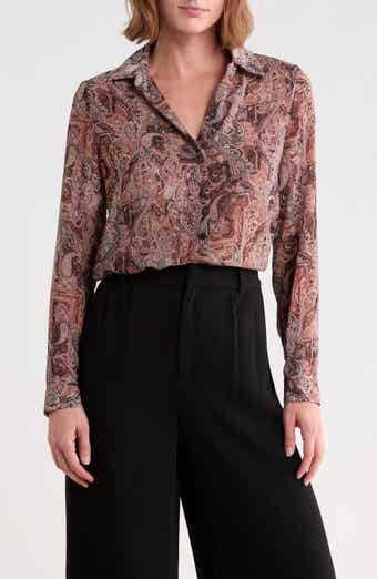 Paisley Printed Button Down Shirt
