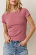 Marine Layer Lexi Sun-In Rib Crewneck T-Shirt