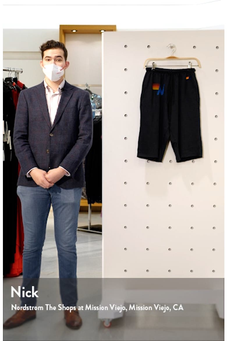 Cotton Blend Sweat Shorts video