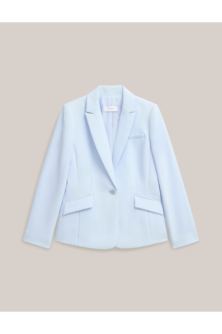 Keighley Single-Button Tailored Blazer, Alternate, color, Pale Blue