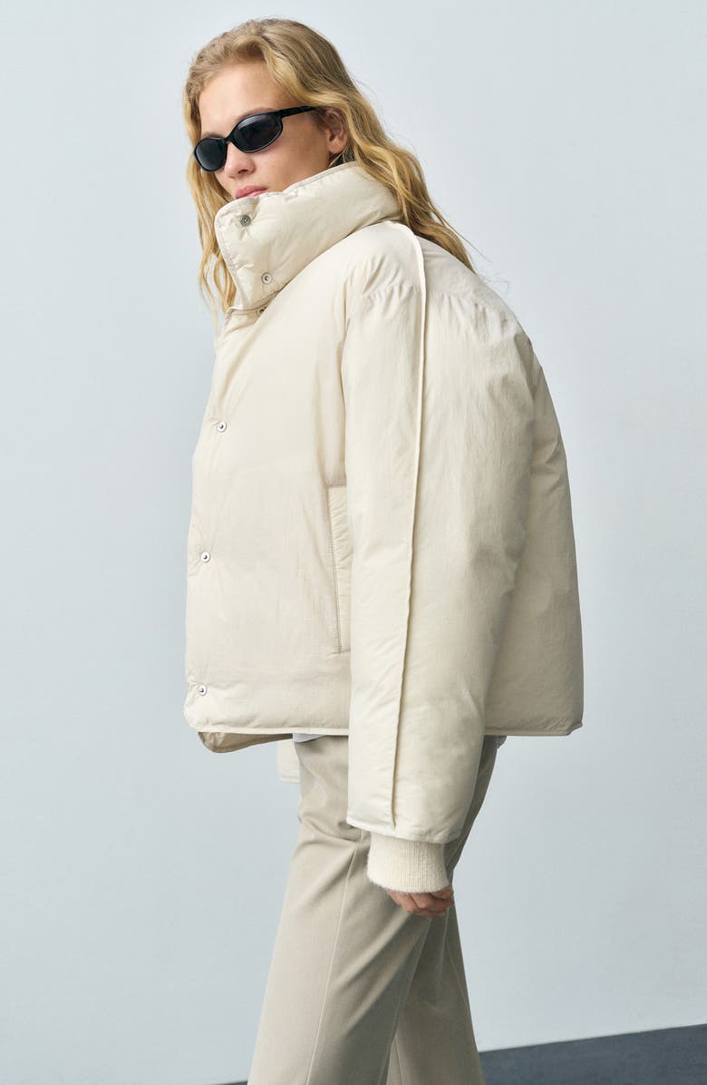 MANGO Quilted Puffer Coat, Alternate, color,