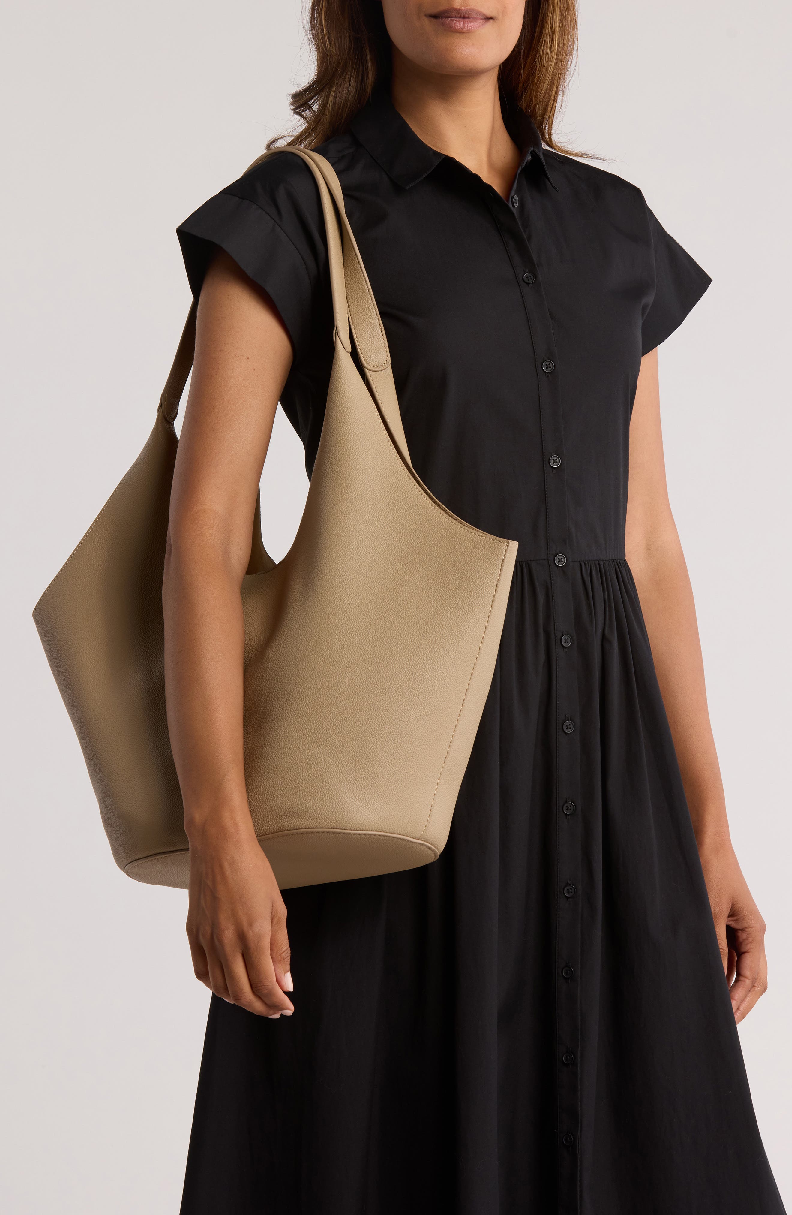Bucket Tote Bag, Alternate, color, GINGER