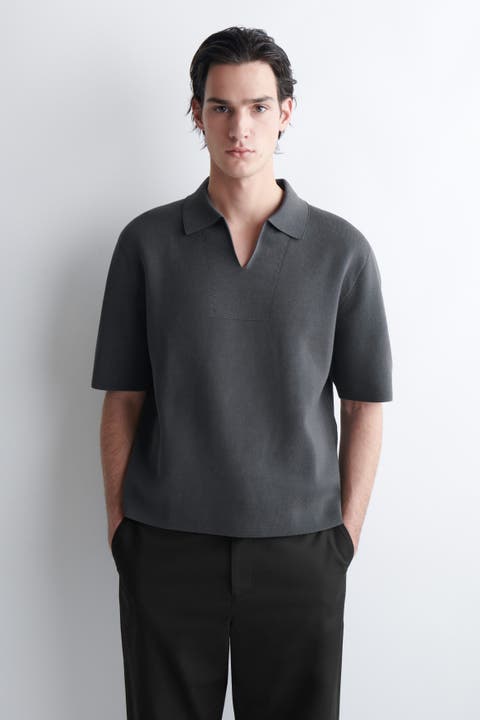 Milano-Knit Cotton Polo Shirt