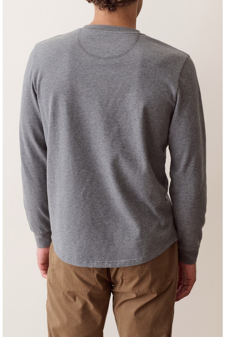 Luxe Jersey Henley, Alternate, color, HEATHER GREY