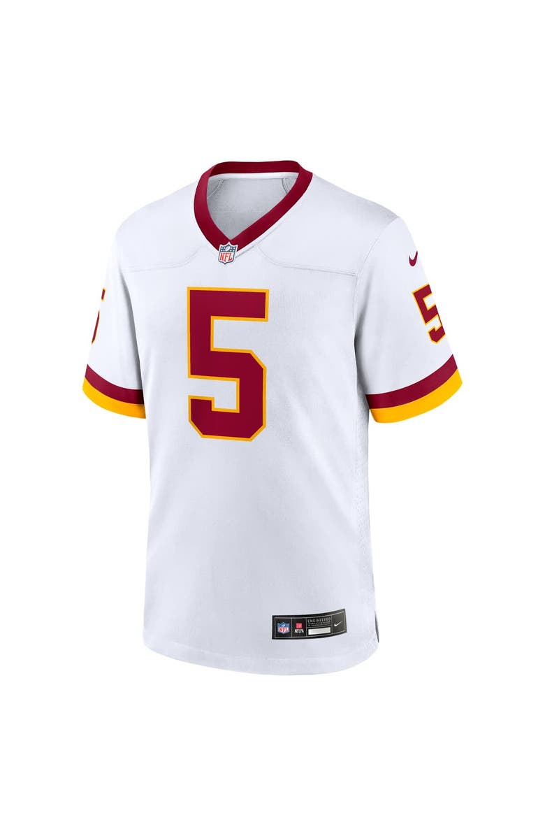 Nike Men's Nike Jayden Daniels White Washington Commanders Game Super Bowl Era Jersey, Alternate, color, White