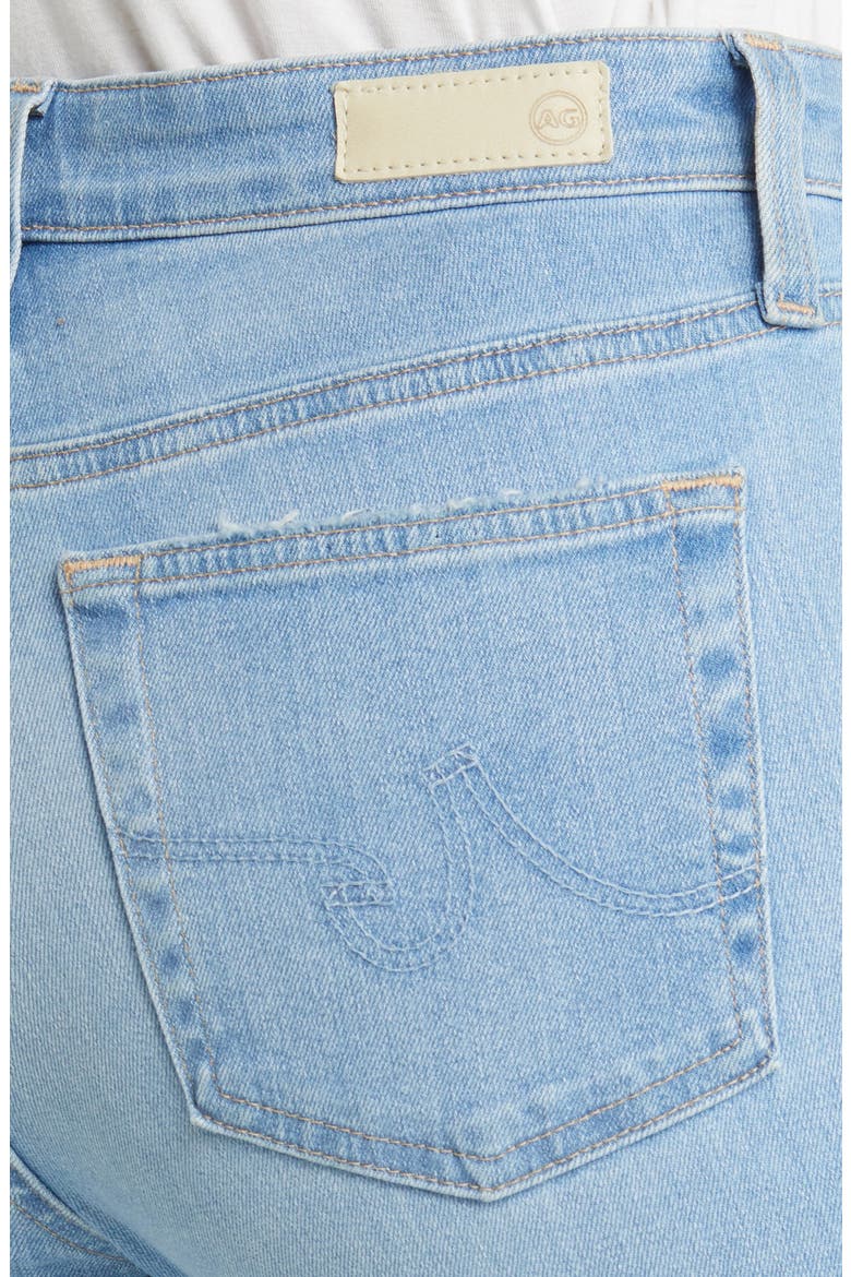 Mari High Waist Ankle Slim Jeans, Alternate, color, SUNLIT
