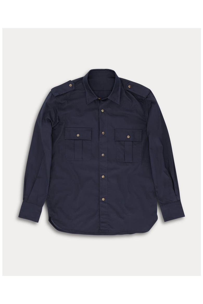 Sahara Cotton Overshirt, Main, color, Blue