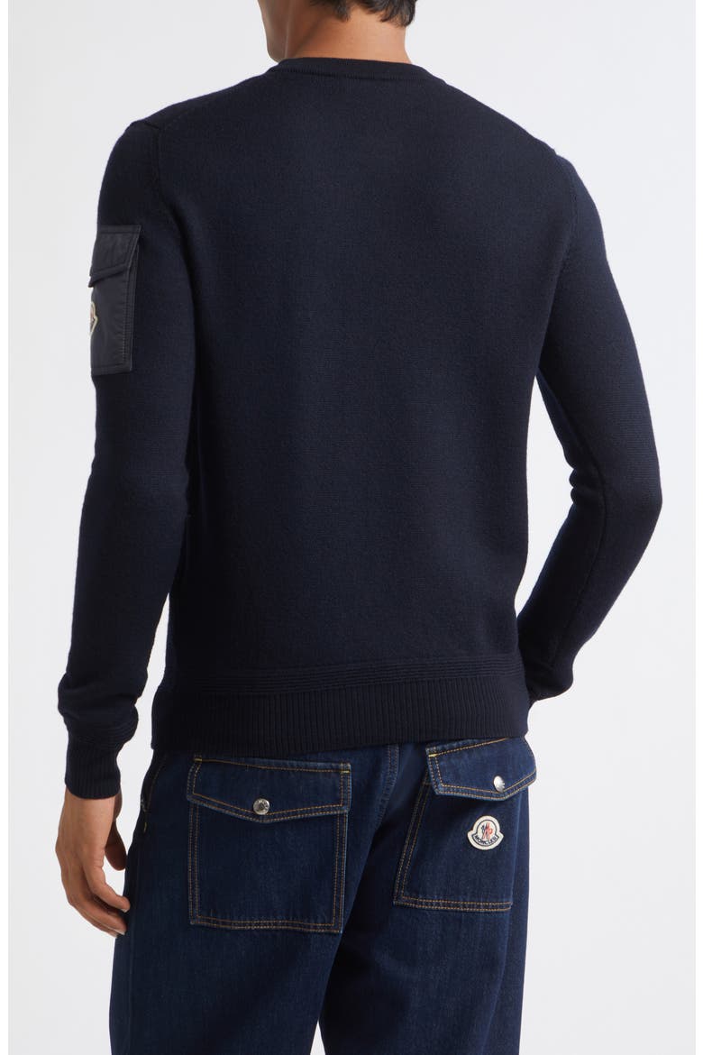 Wool Crewneck Sweater, Alternate, color, OBSIDIAN BLUE