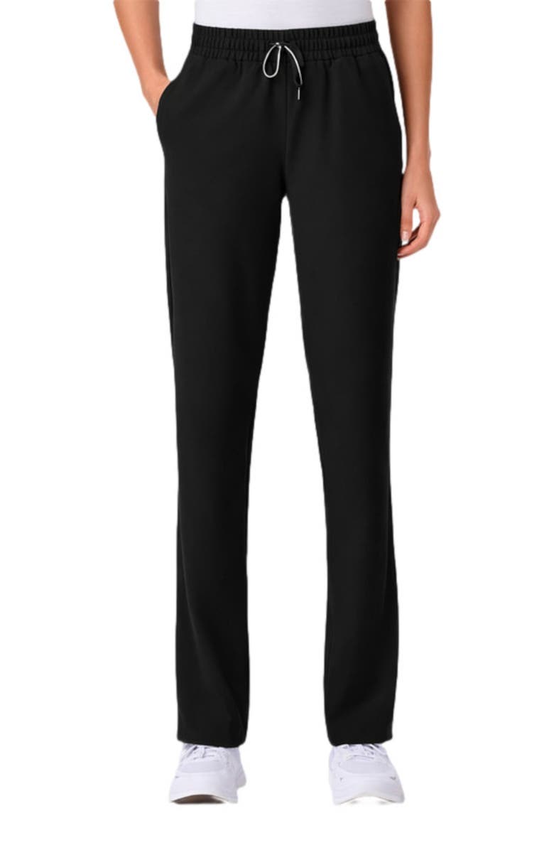 JAANUU UltraLAST Essential Performance Women's 6-Pocket Scrub Set, Alternate, color, Black