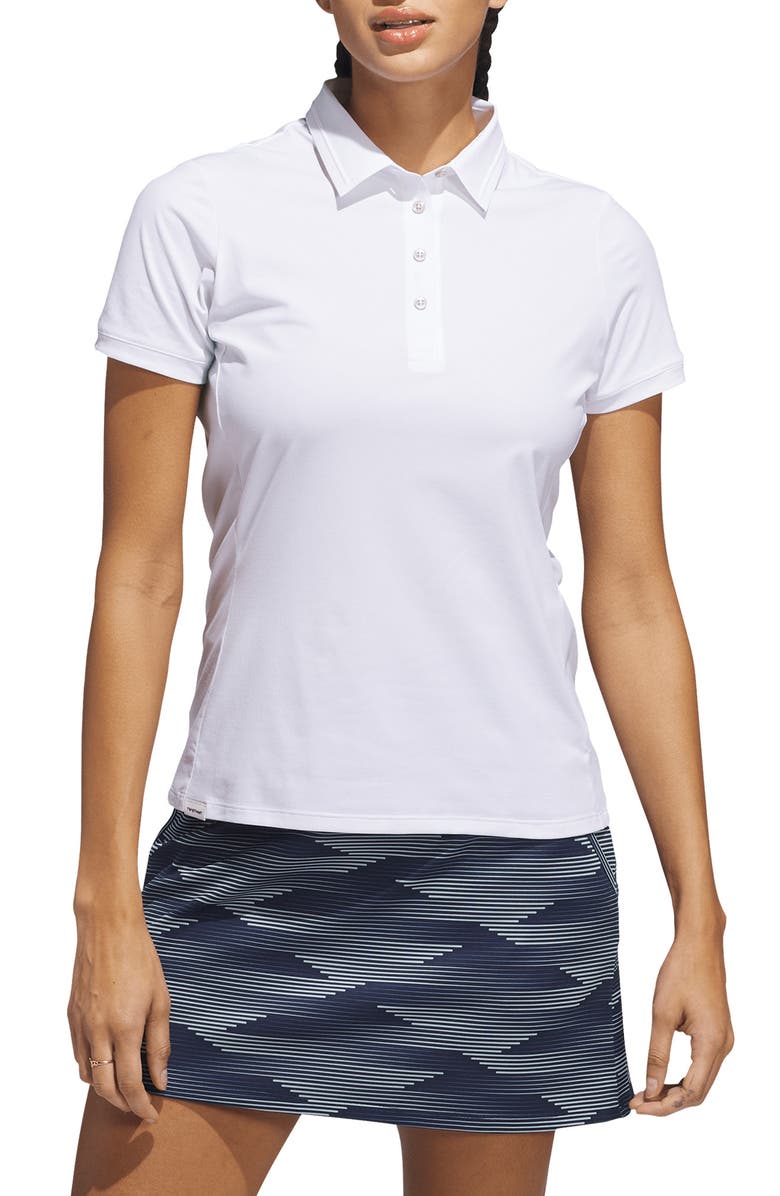 adidas Ultimate365 Tour Twist Knit Polo, Main, color, White