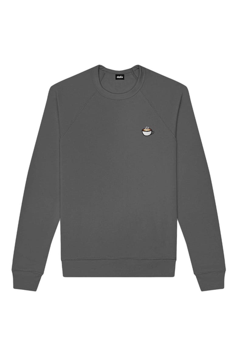 Cappuccino Fleece Sweatshirt, Main, color, Asphalt Gray