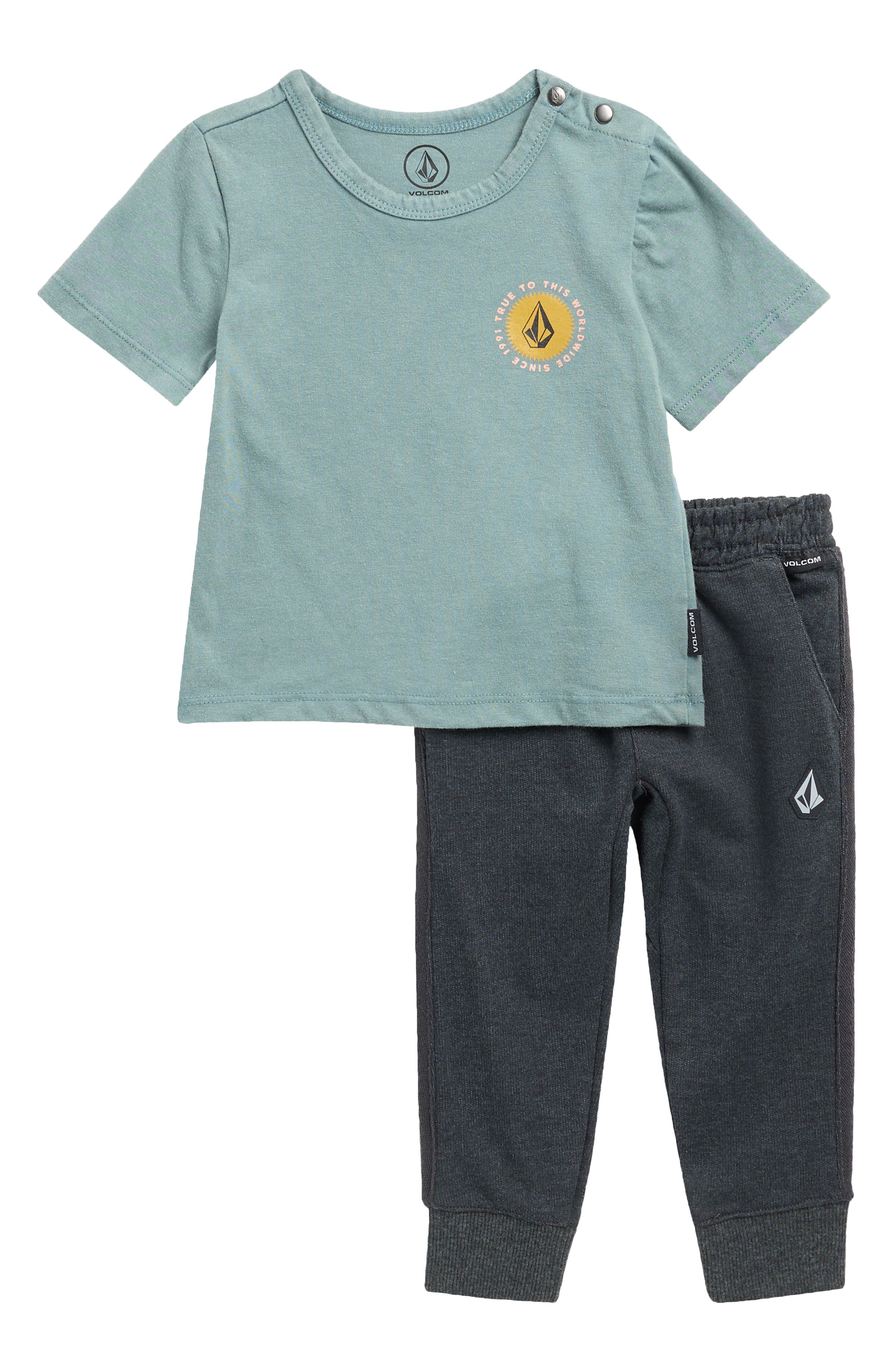 Volcom Jersey Graphic T-Shirt & Joggers Set