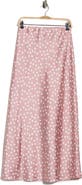Renee C Polka Dot Print Maxi Skirt