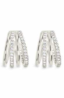 Neve Micro Cubic Zirconia Hoop Earrings