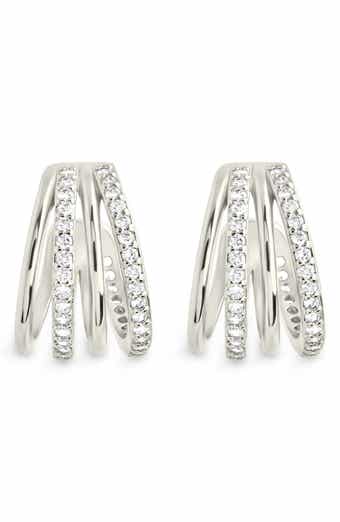 Neve Micro Cubic Zirconia Hoop Earrings