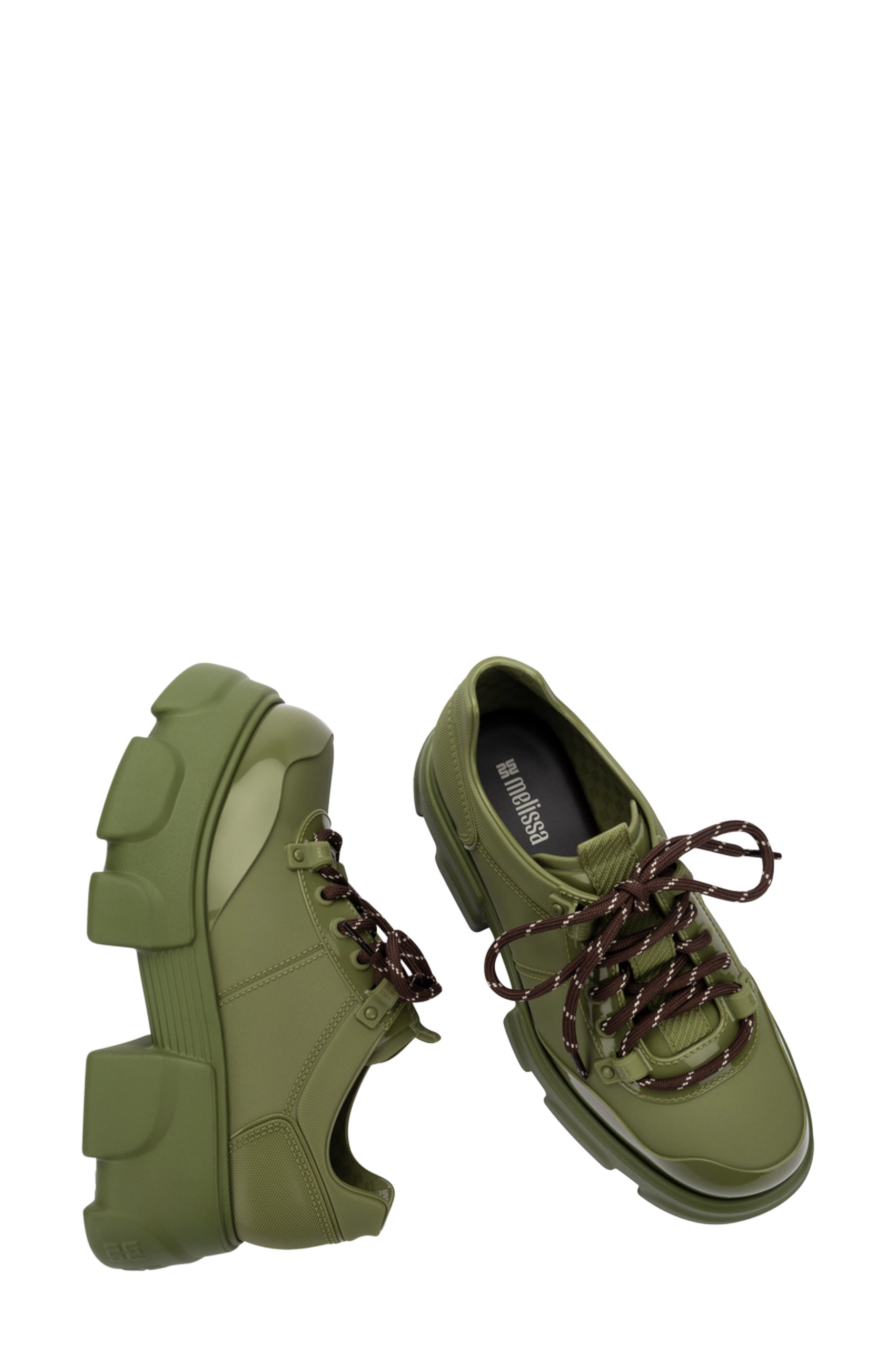 Camp Platform Sneaker, Alternate, color, GREEN