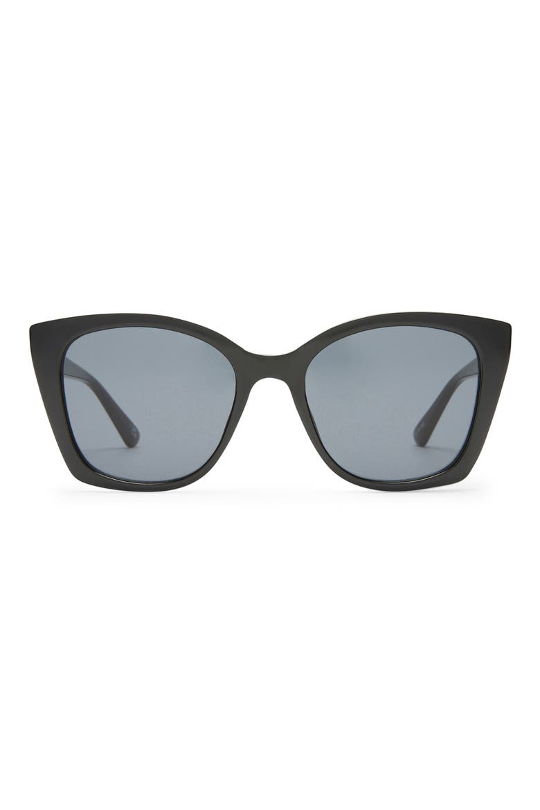 Incantation 52mm Square Sunglasses, Main, color, BLACK/ SMOKE MONO