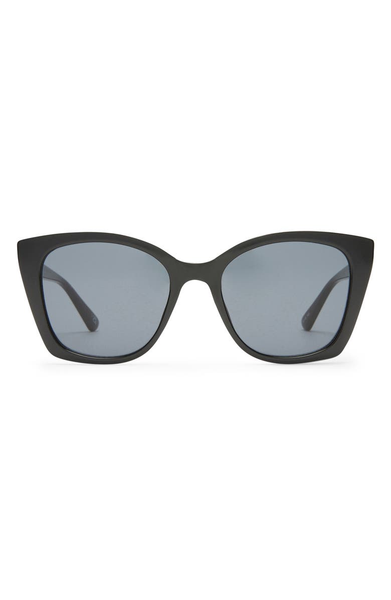 Le Specs Incantation 52mm Square Sunglasses, Main, color, Black/ Smoke Mono