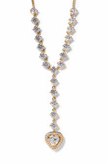 Le Bisou Halo Heart Y-Necklace