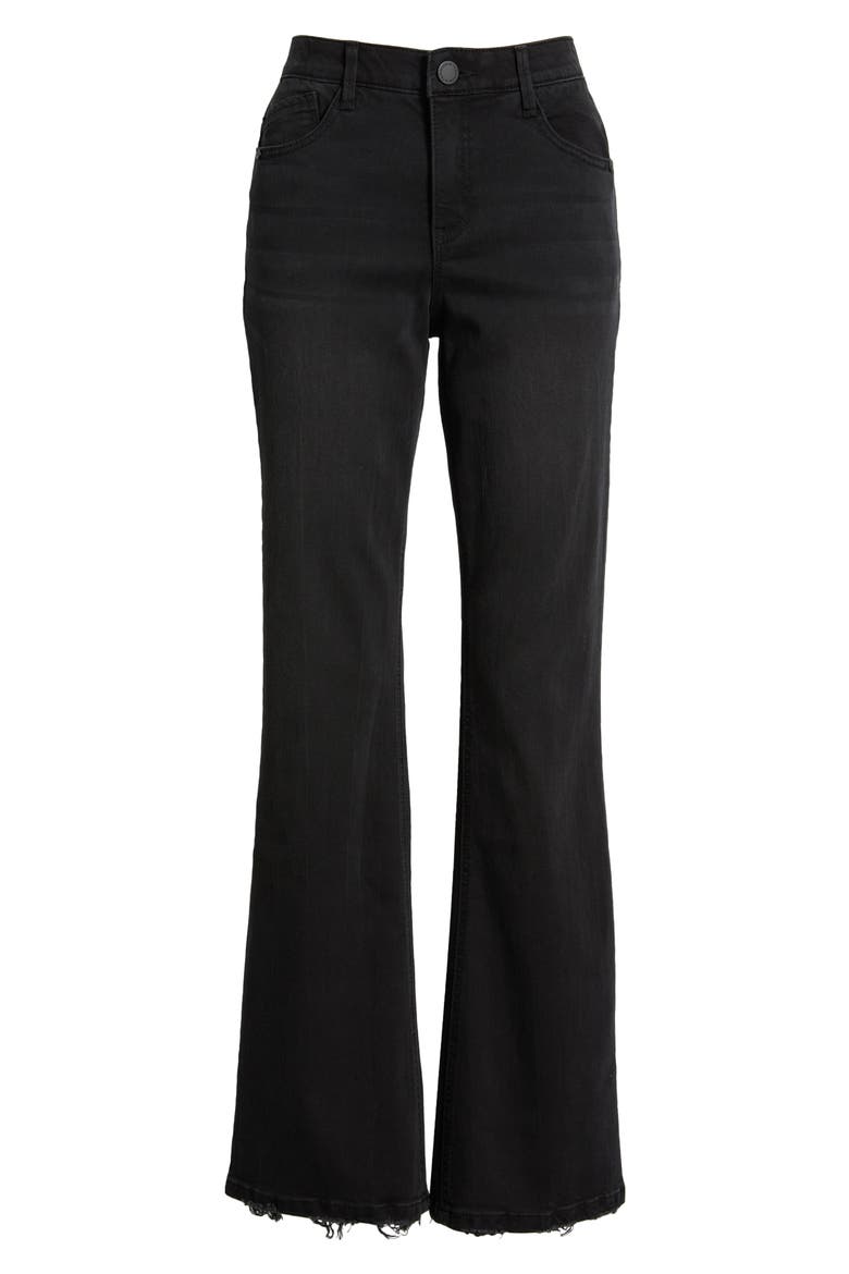 Madison High Waist Bootcut Jeans, Alternate, color, WASHED BLACK