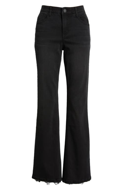Wit & Wisdom Madison High Waist Itty Bitty Bootcut Jeans In Black