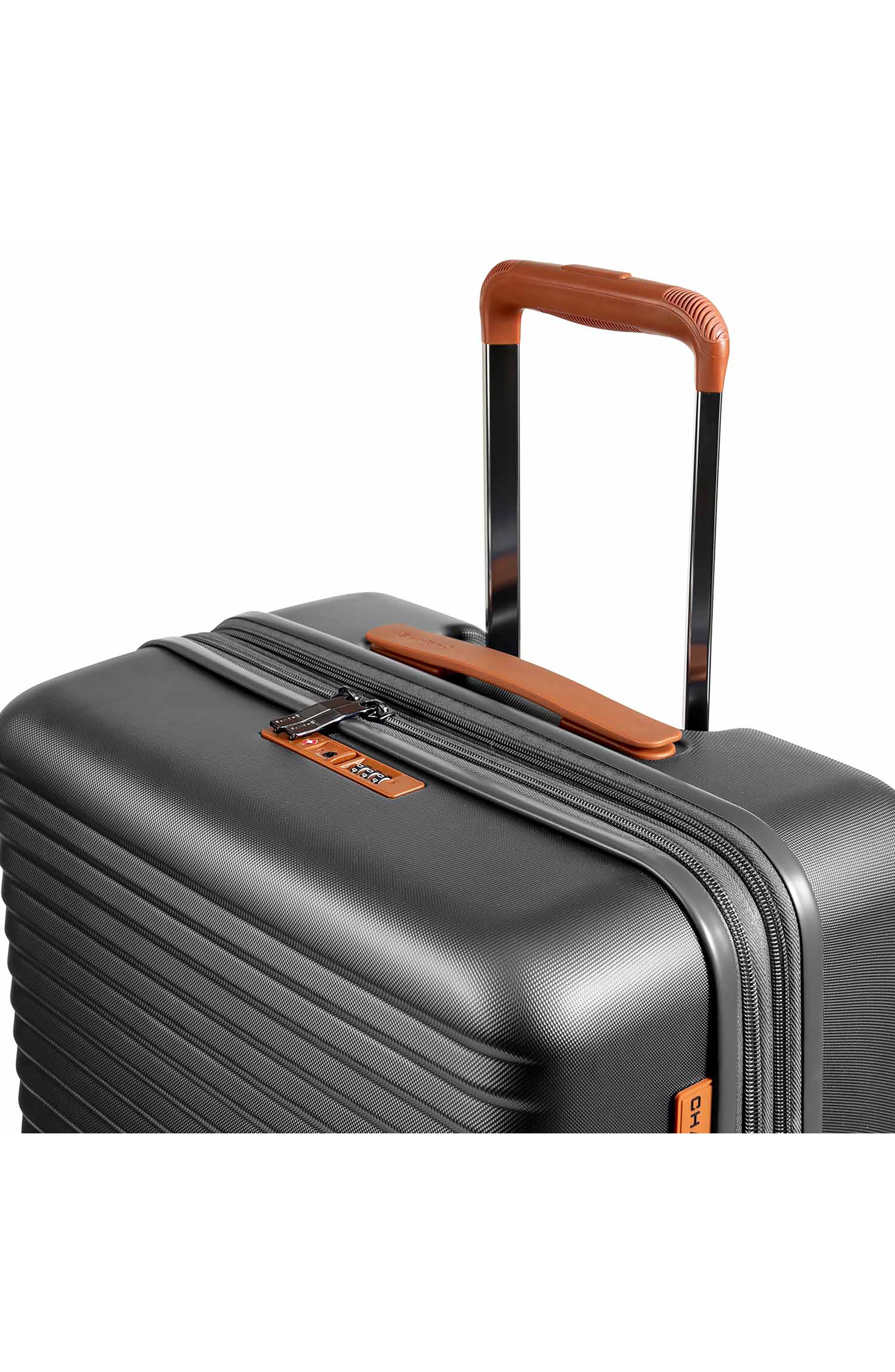 CHAMPS Vintage II 24-Inch Hardside Spinner Luggage, Alternate, color, Dark Grey