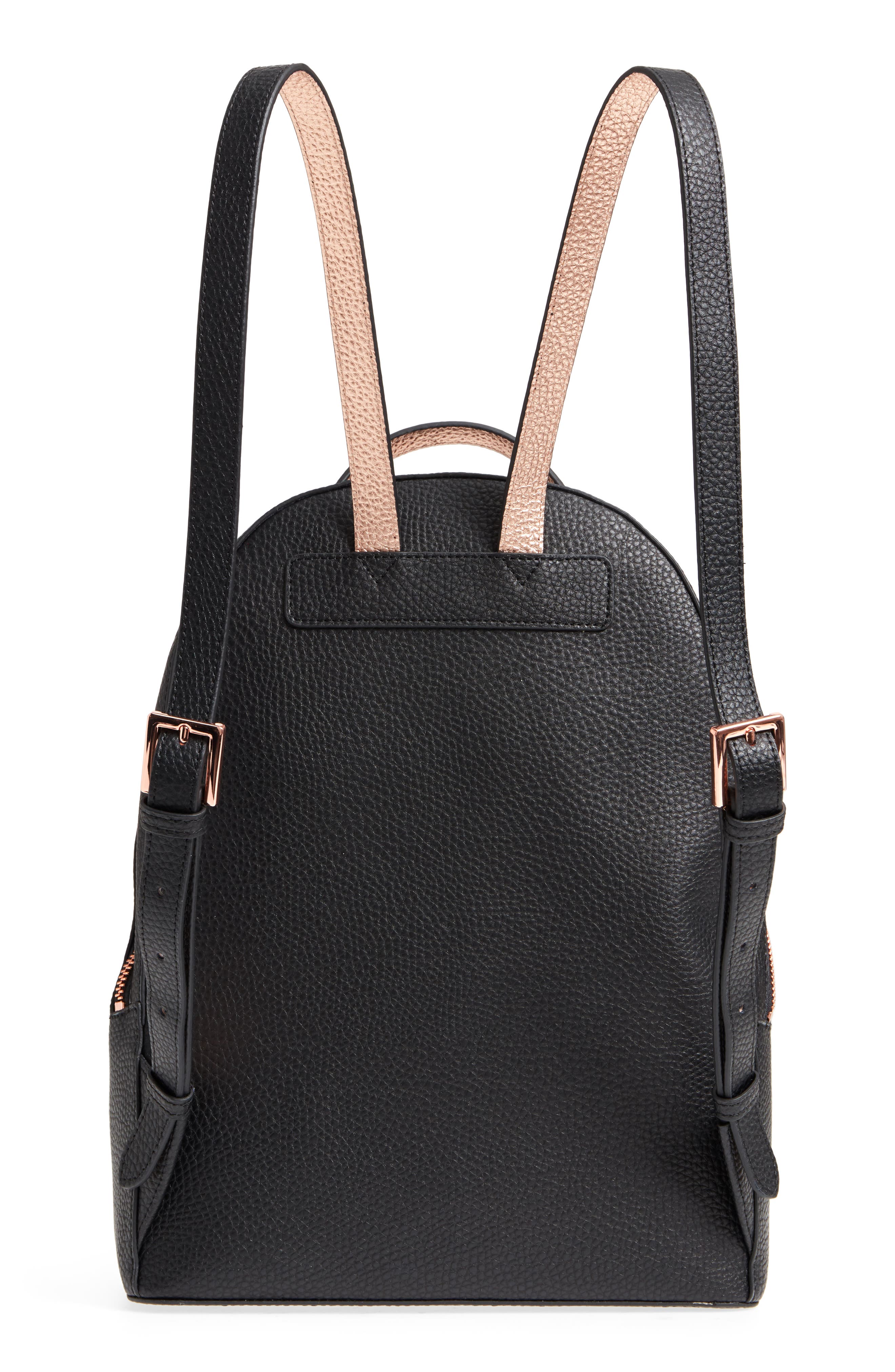Ted Baker London Leather Backpack, Alternate, color, 