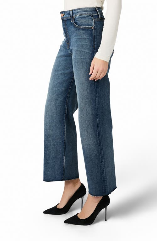 Fidelity Denim Hyacinth Wide Crop In Blue