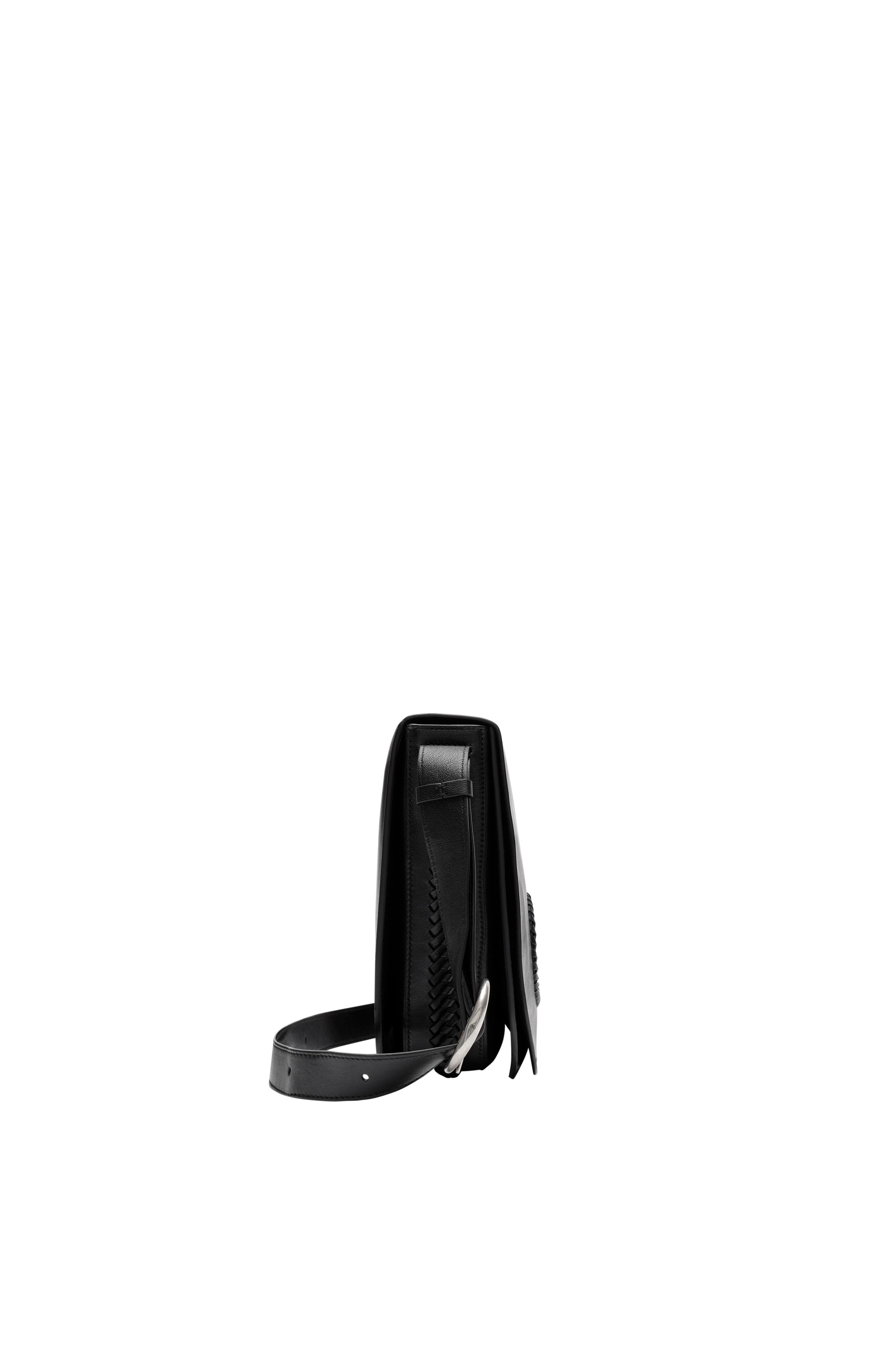 Burberry Tavistock Messenger Bag, Alternate, color, Black