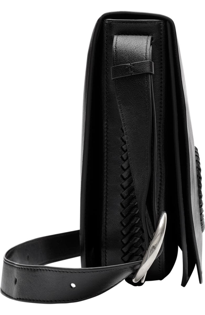 Burberry Tavistock Messenger Bag, Alternate, color, Black
