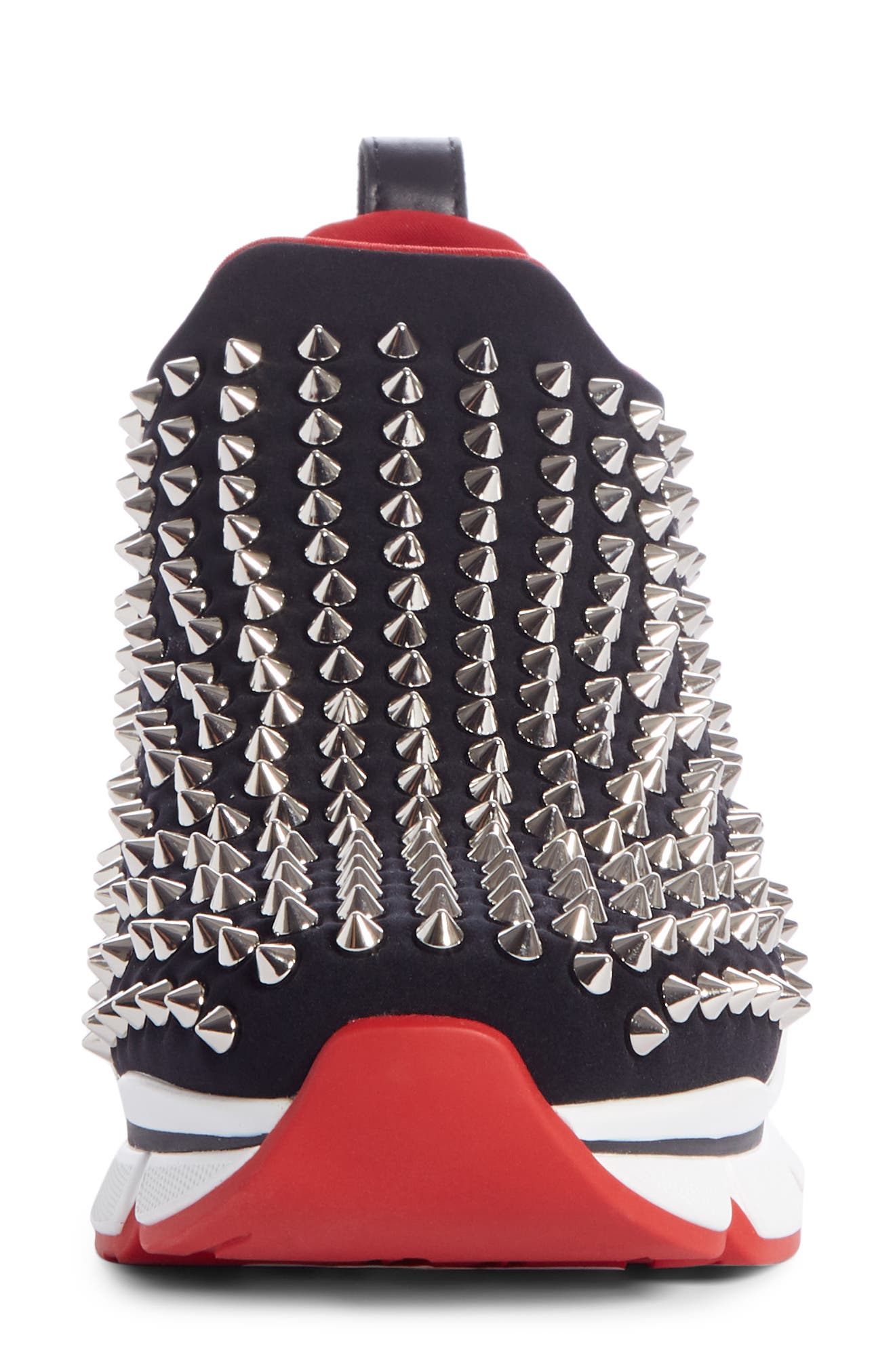 Christian Louboutin Spike Sock Donna Sneaker, Alternate, color, 