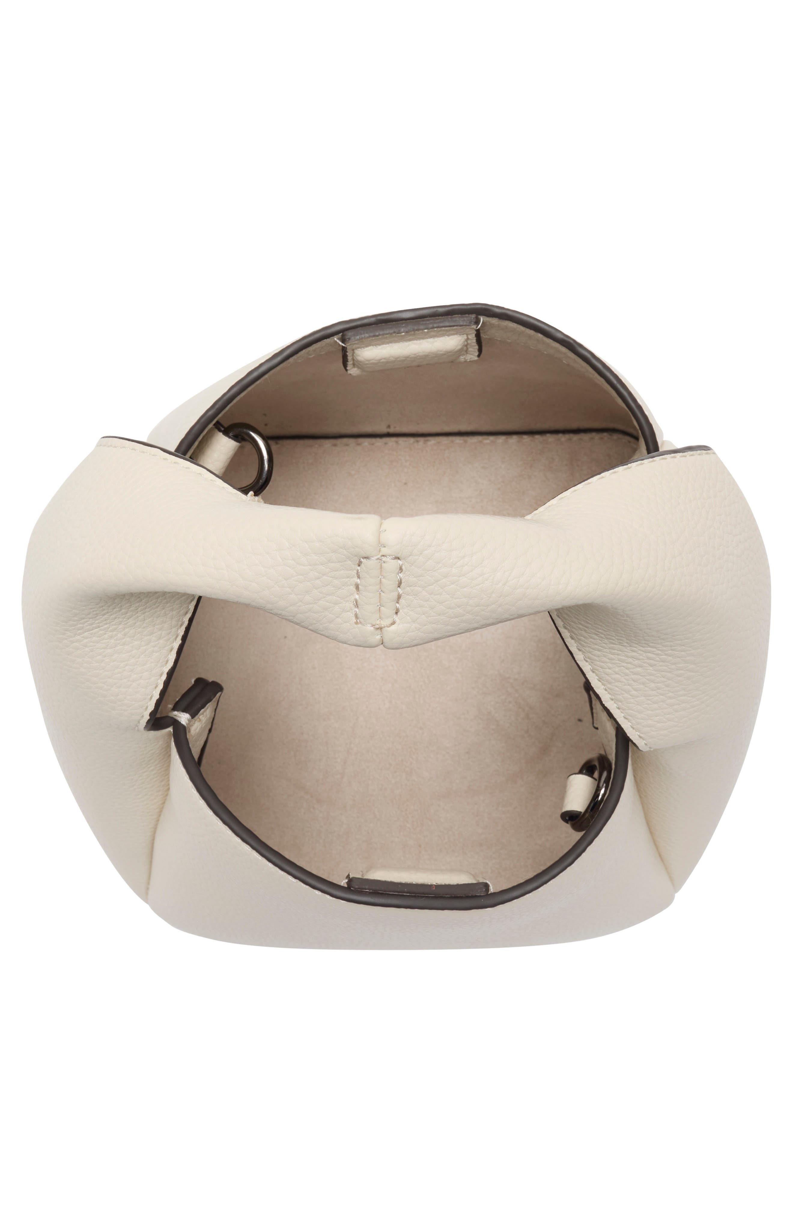 Petite Top Handle Bag with Pouch, Alternate, color, ALMOND